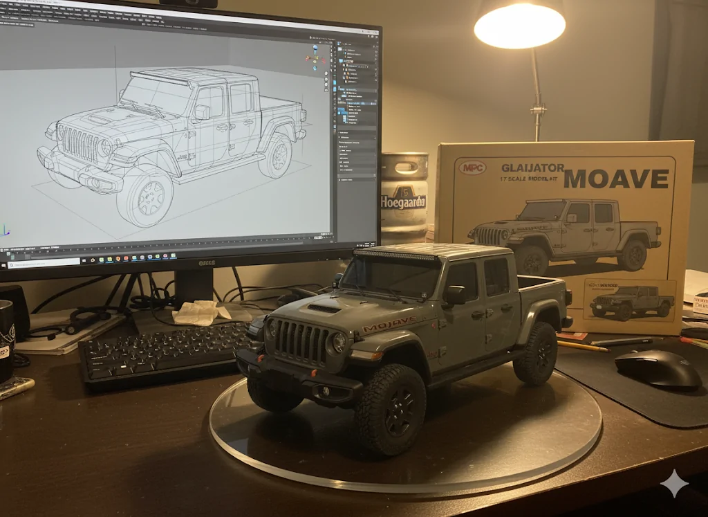 Jeep Gladiator Fun way to make an AI picture of your Jeep - Try This: AI Jeep pic2