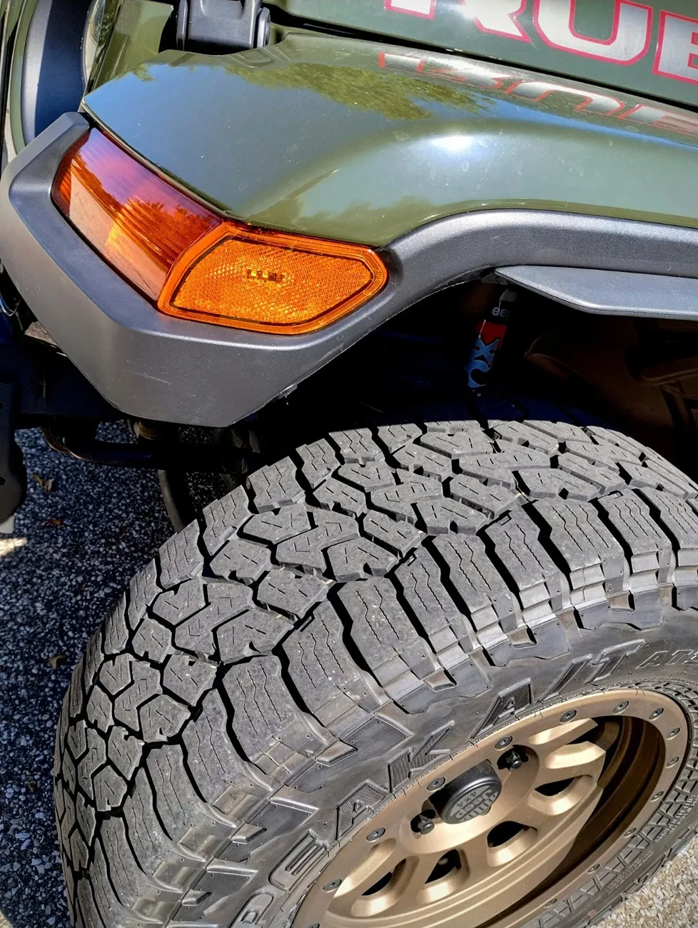 Jeep Gladiator F/S -  RockTrix RT111 17x9 -12mm Bronze Wheel (Single) 3