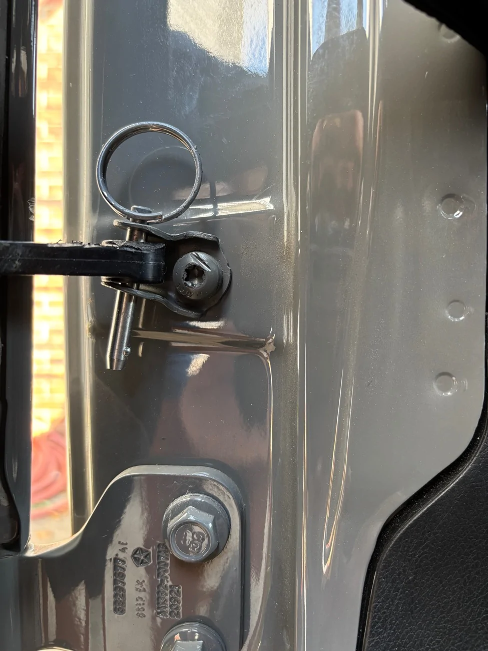 Jeep Gladiator Making Jeep Doors Quick Release IMG_3608