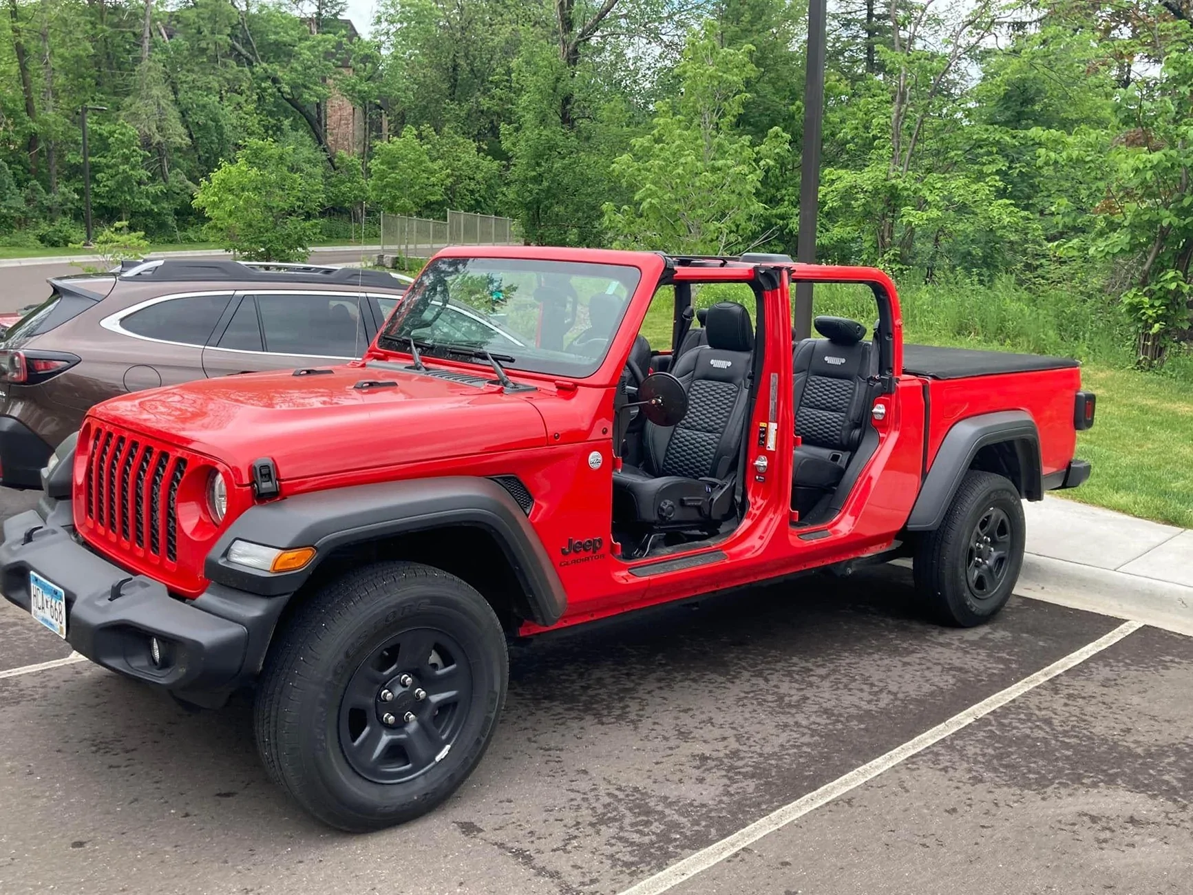 Jeep Gladiator Gladiator waiting for me after work makes me smile! IMG_6612 2