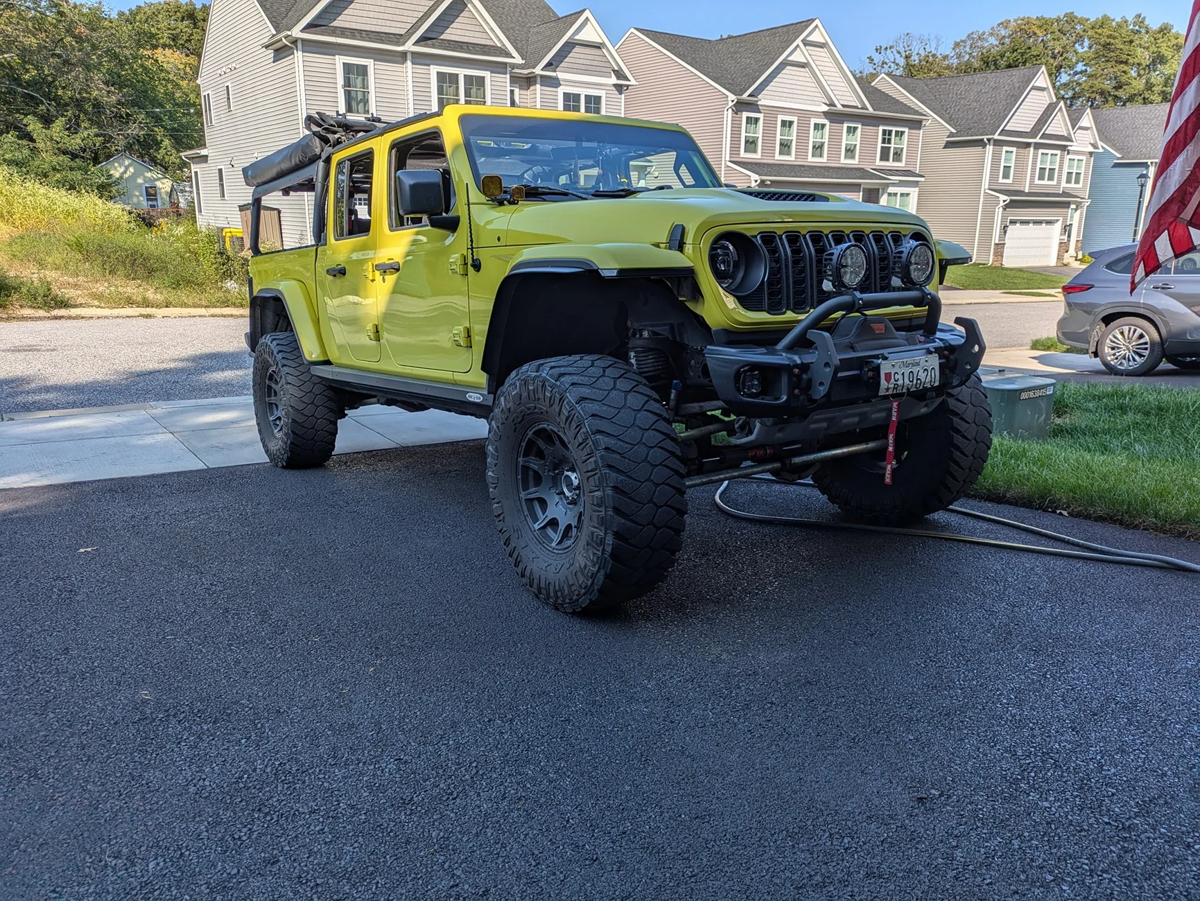 Jeep Gladiator Gladiator waiting for me after work makes me smile! PXL_20250919_194820213.MP