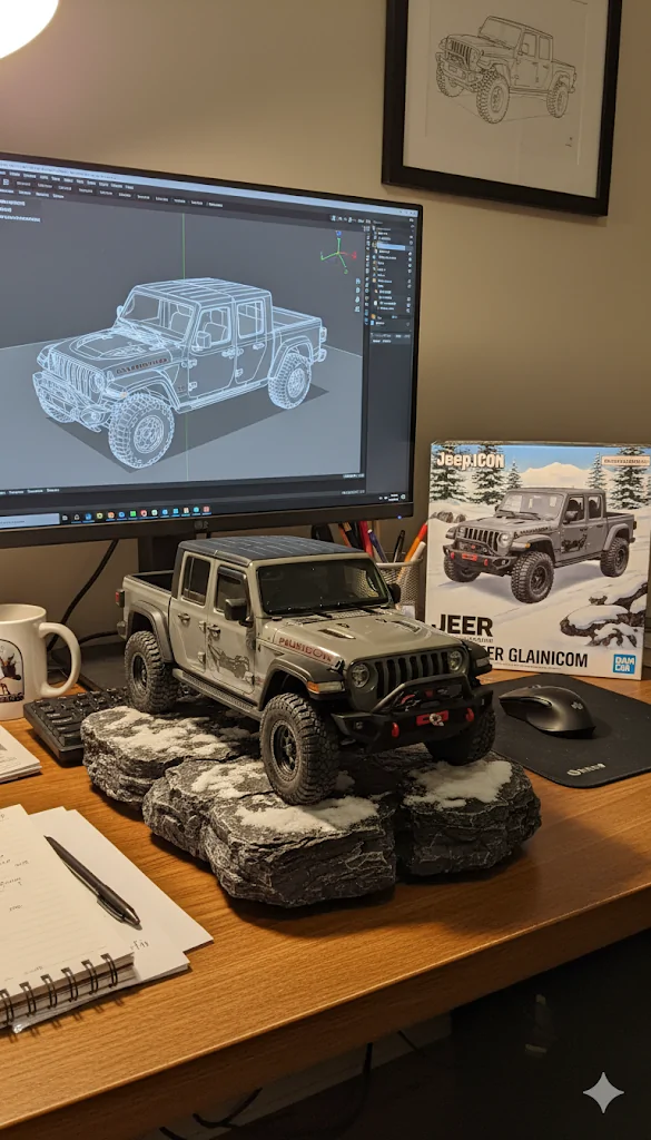 Jeep Gladiator Fun way to make an AI picture of your Jeep - Try This: unnamed (1)