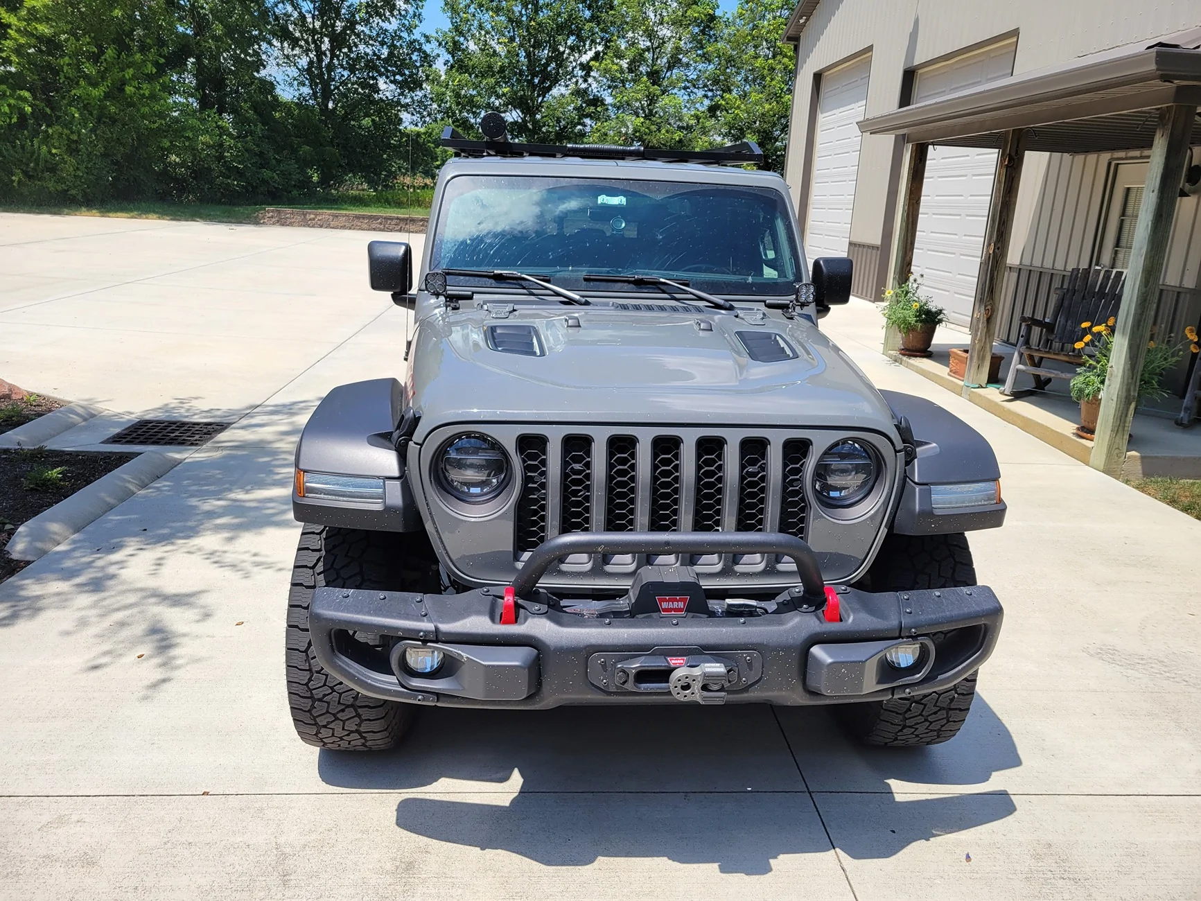Jeep Gladiator Warn winch guard 1000042591