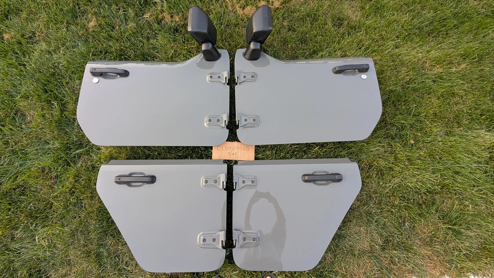 Jeep Gladiator Half doors with premium twill uppers PXL_20250921_230106026.MP