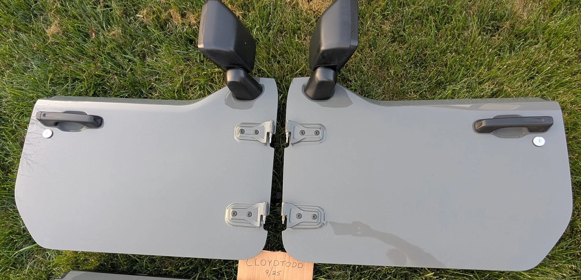 Jeep Gladiator Half doors with premium twill uppers PXL_20250921_230122783.MP