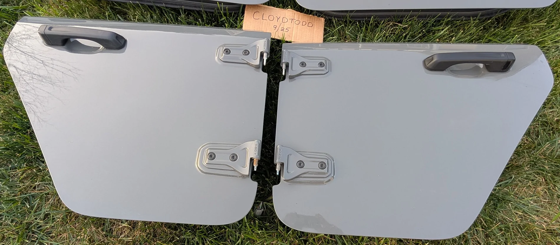 Jeep Gladiator Half doors with premium twill uppers PXL_20250921_230115981.MP
