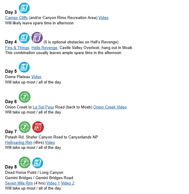 Jeep Gladiator Return to Moab (and the west) - itinerary suggestions? 1758555979622-sg