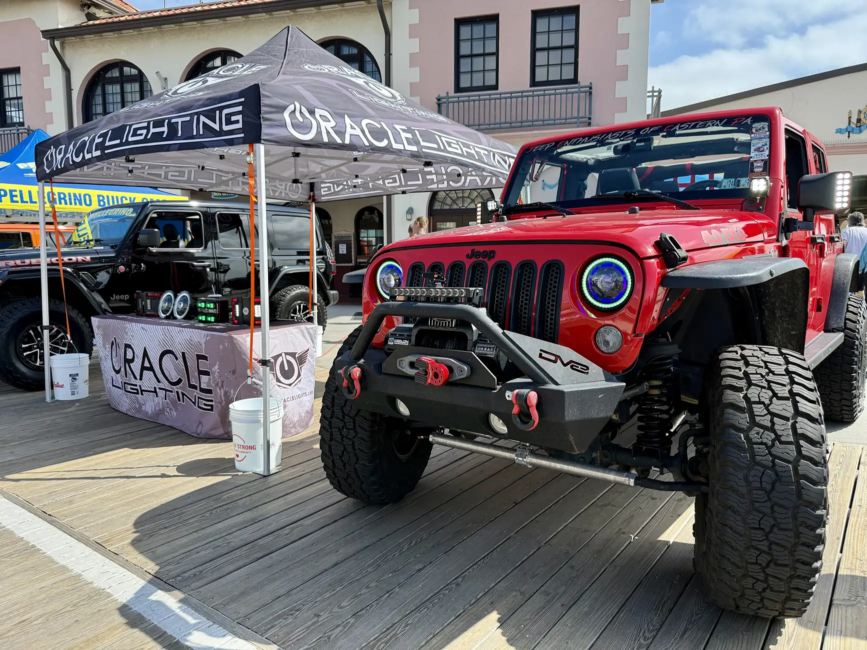 Jeep Gladiator New Jersey Fall Jeep Invasion Recap from ORACLE Lighting NJFJI_Booth