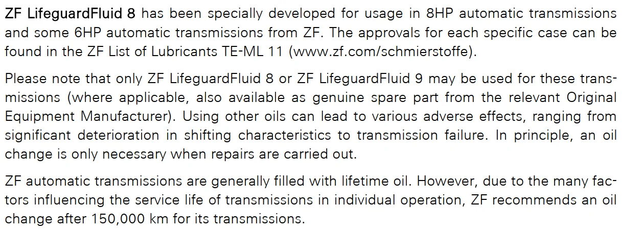 Jeep Gladiator Automatic Transmission fluid change interval s on 2021 JT 1758652916150-5