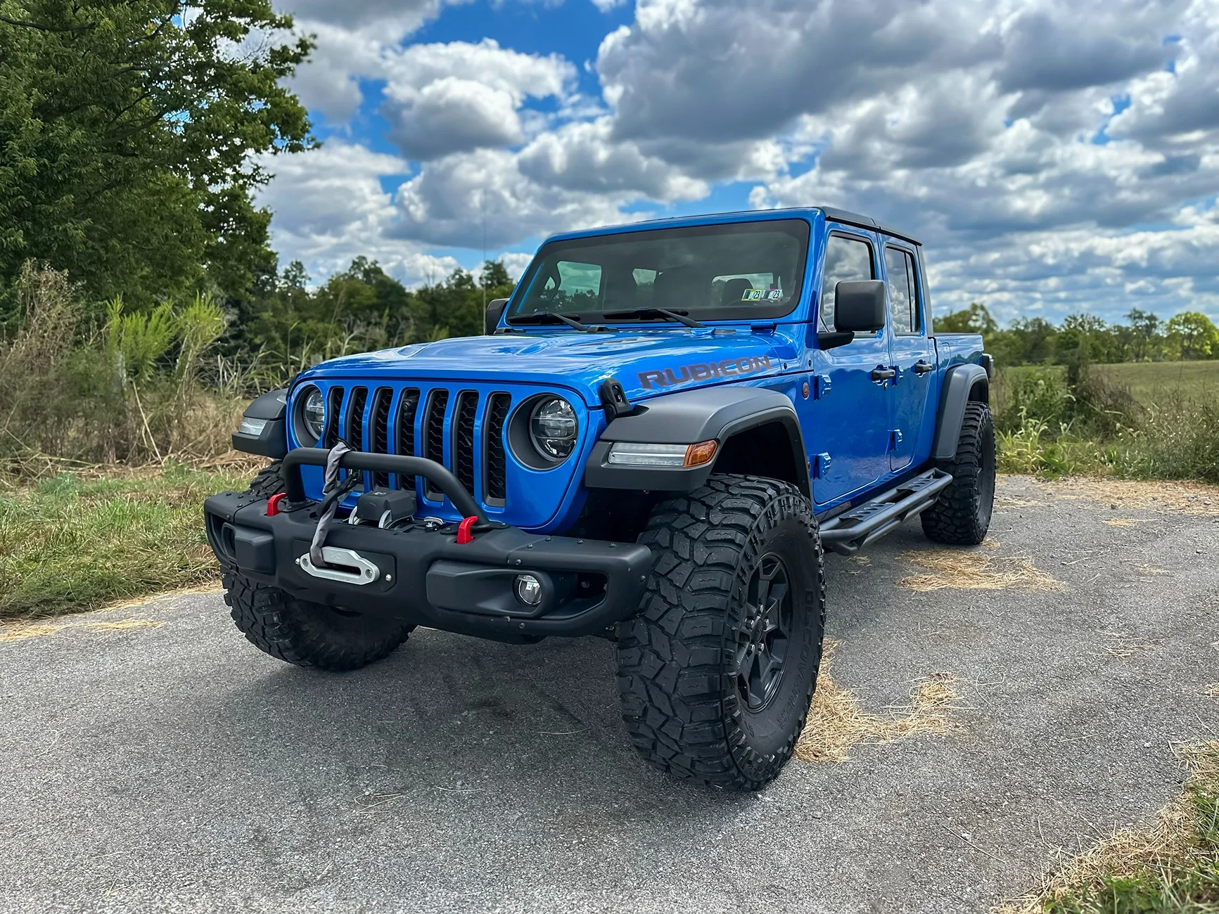 Jeep Gladiator FOR SALE: 2021 Hydro Blue Jeep Gladiator Rubicon 3.6L – Manual Trans – 58k Miles – $35,000 IMG_0110