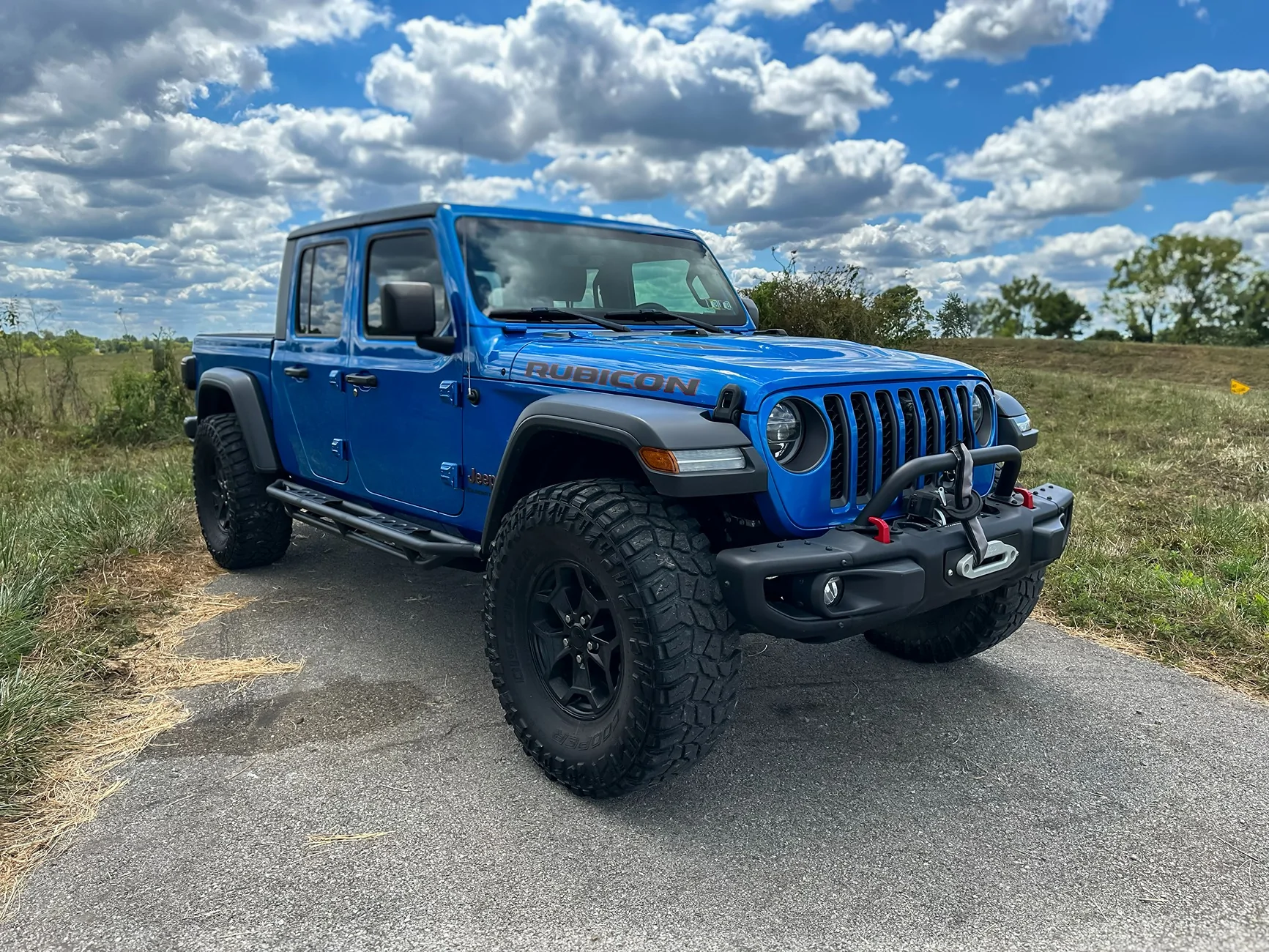 Jeep Gladiator FOR SALE: 2021 Hydro Blue Jeep Gladiator Rubicon 3.6L – Manual Trans – 58k Miles – $35,000 IMG_0111