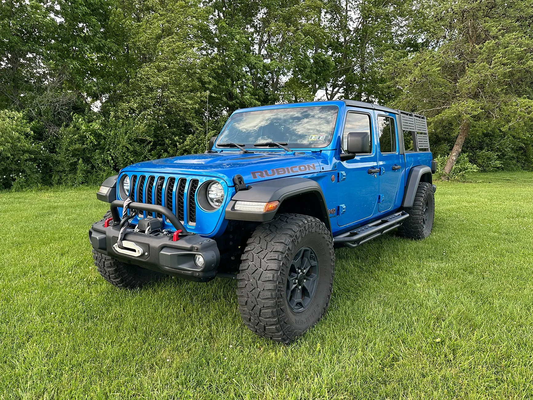 Jeep Gladiator FOR SALE: 2021 Hydro Blue Jeep Gladiator Rubicon 3.6L – Manual Trans – 58k Miles – $35,000 02