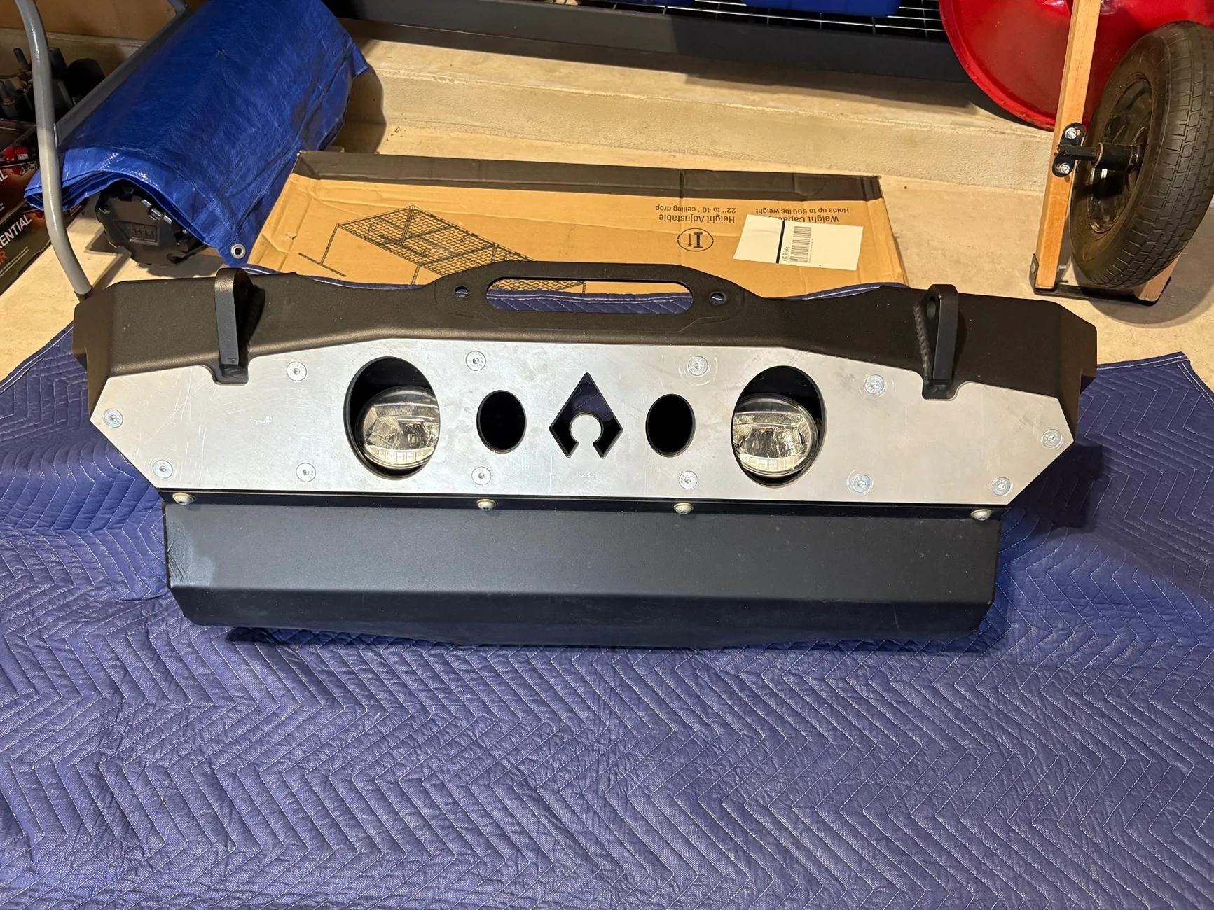Jeep Gladiator Artec Industries Nighthawk JL Wrangler or JT Gladiator Bumper 2018-2025 bum2