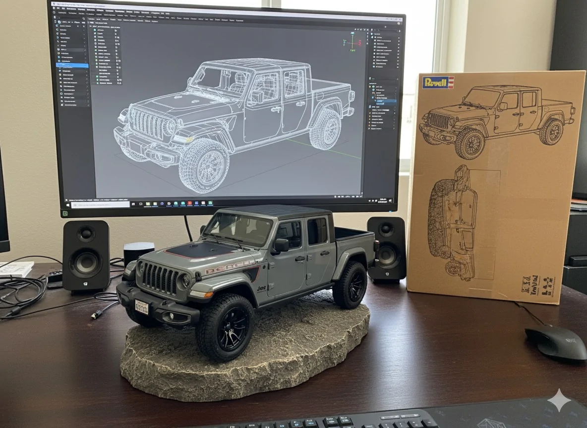 Jeep Gladiator Fun way to make an AI picture of your Jeep - Try This: IMG_3029