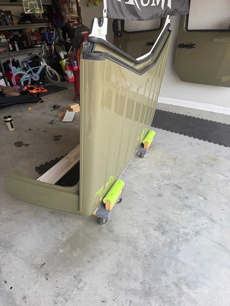 Jeep Gladiator DIY Top storage cart IMG_5284
