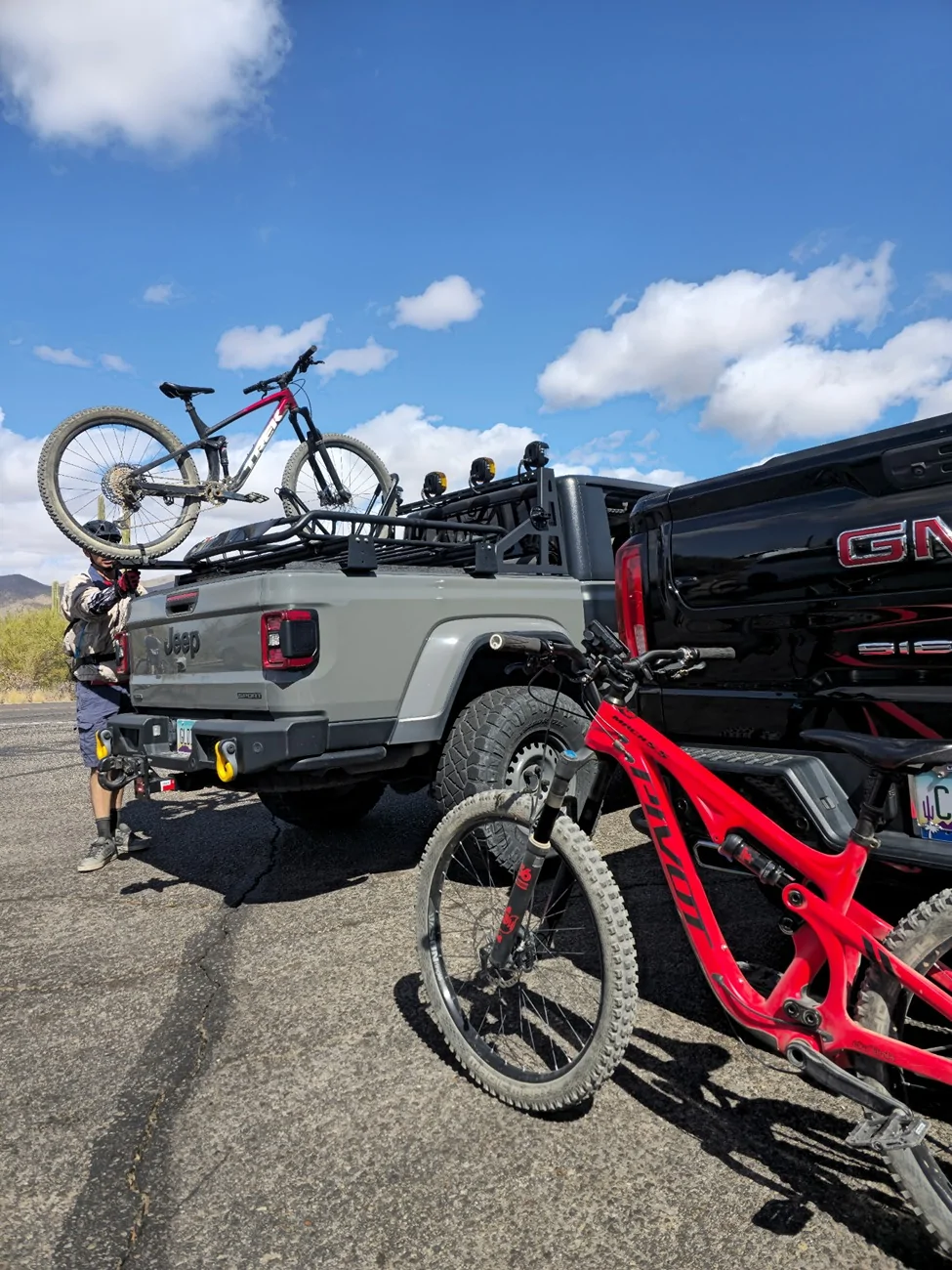 Jeep Gladiator Full Mountain bikes on Billie Bars pics wanted 1000011643