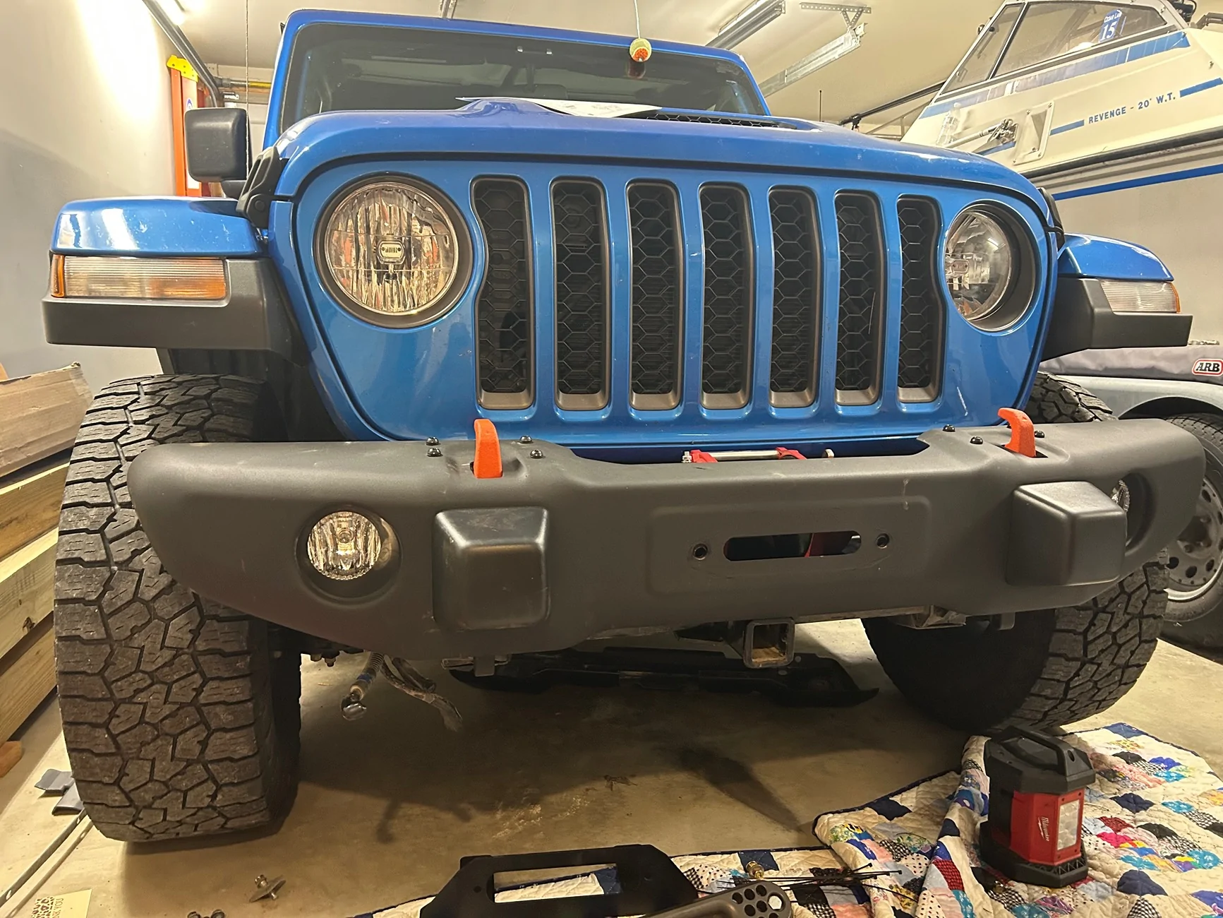 Jeep Gladiator Question for experts - winch with Rubicon steel bumper IMG_3540
