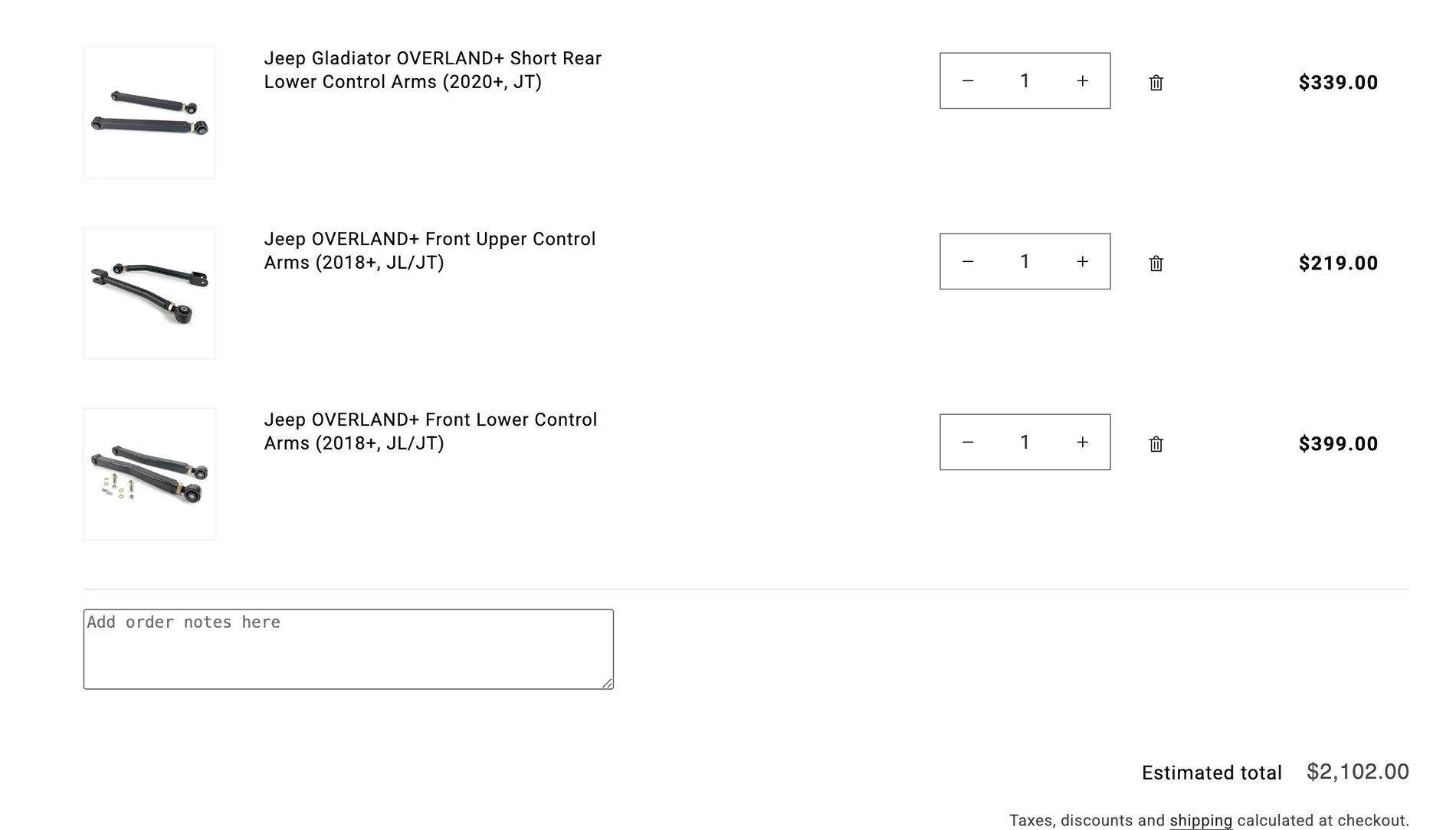 Jeep Gladiator (SOLD) Less Than Half Price Sale NIB Clayton Offroad 3.5" Overland Plus Parts Screenshot 2025-09-26 at 8.49.30 PM