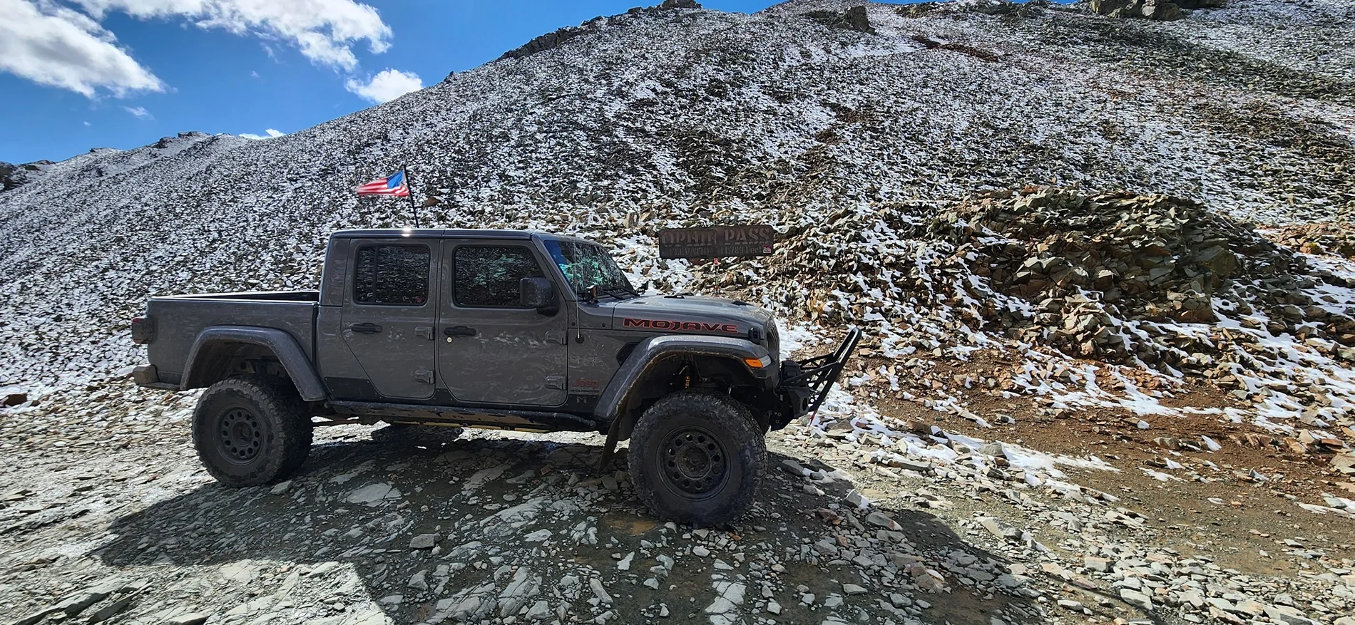 Jeep Gladiator Ouray Day 3. Ophir Pass and the Red Mountain Trail 20250923_103537