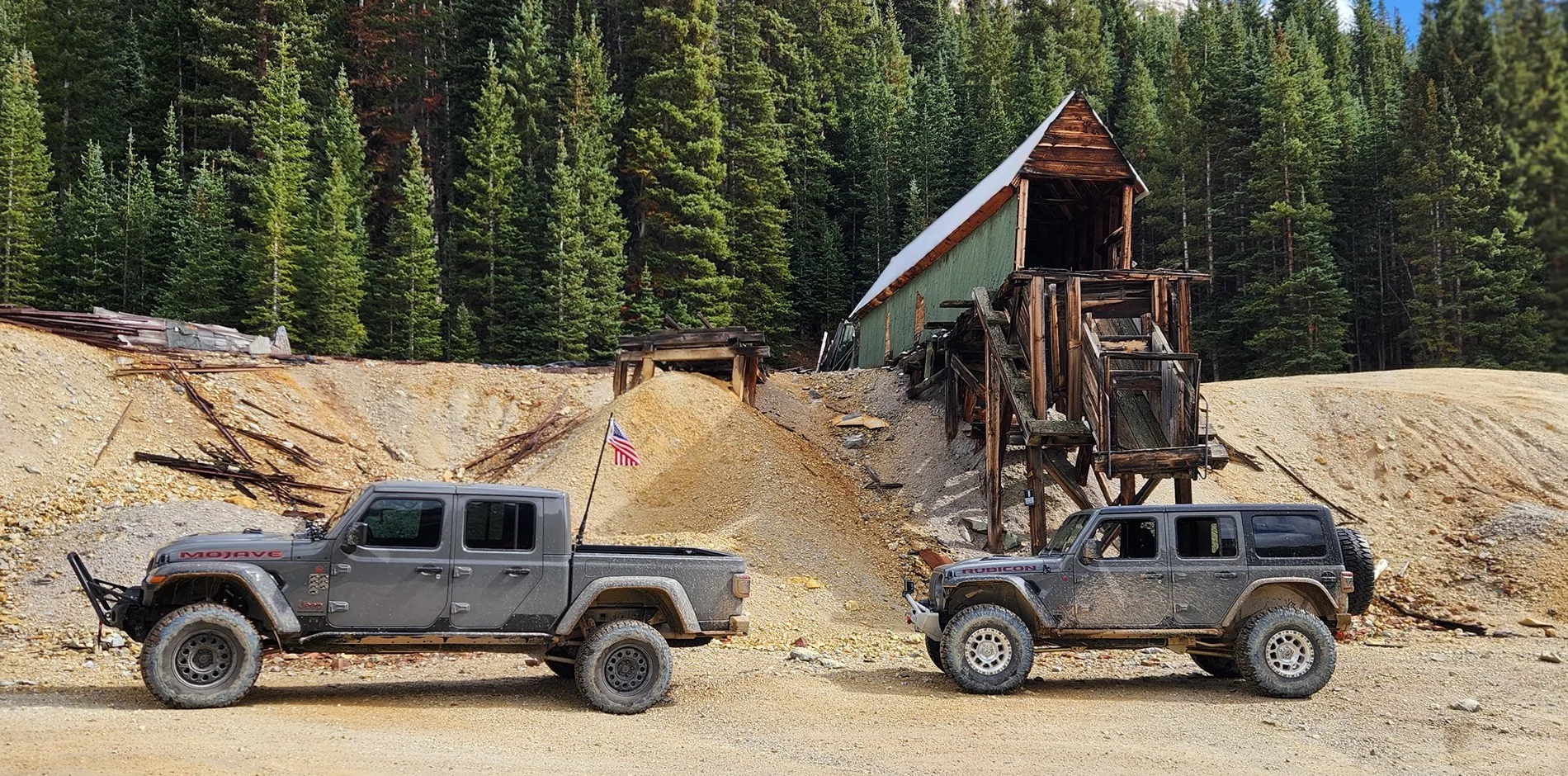 Jeep Gladiator Ouray Day 3. Ophir Pass and the Red Mountain Trail 20250923_150543