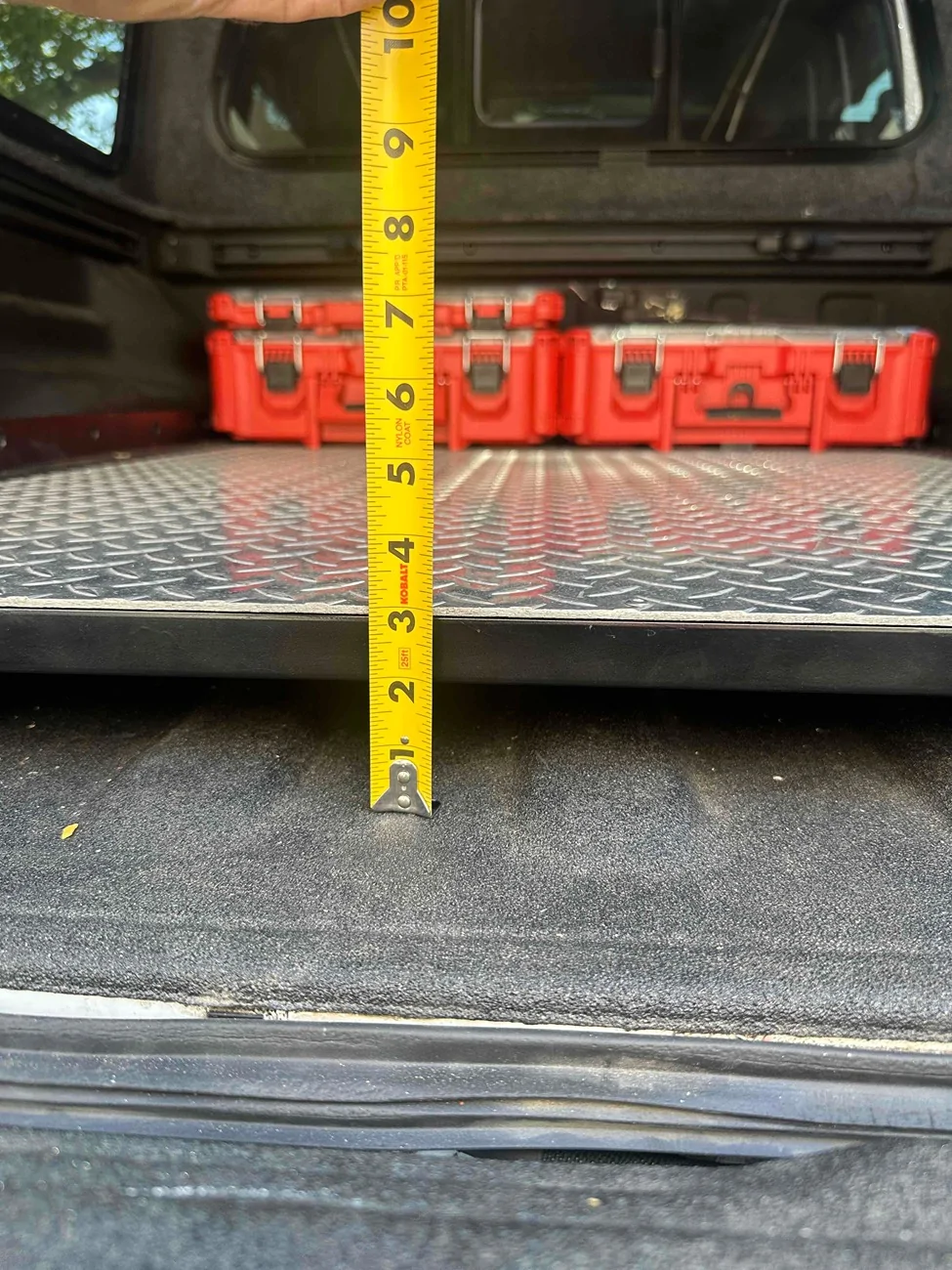 Jeep Gladiator My DIY Cargo Slide Drawer Cargo slide height