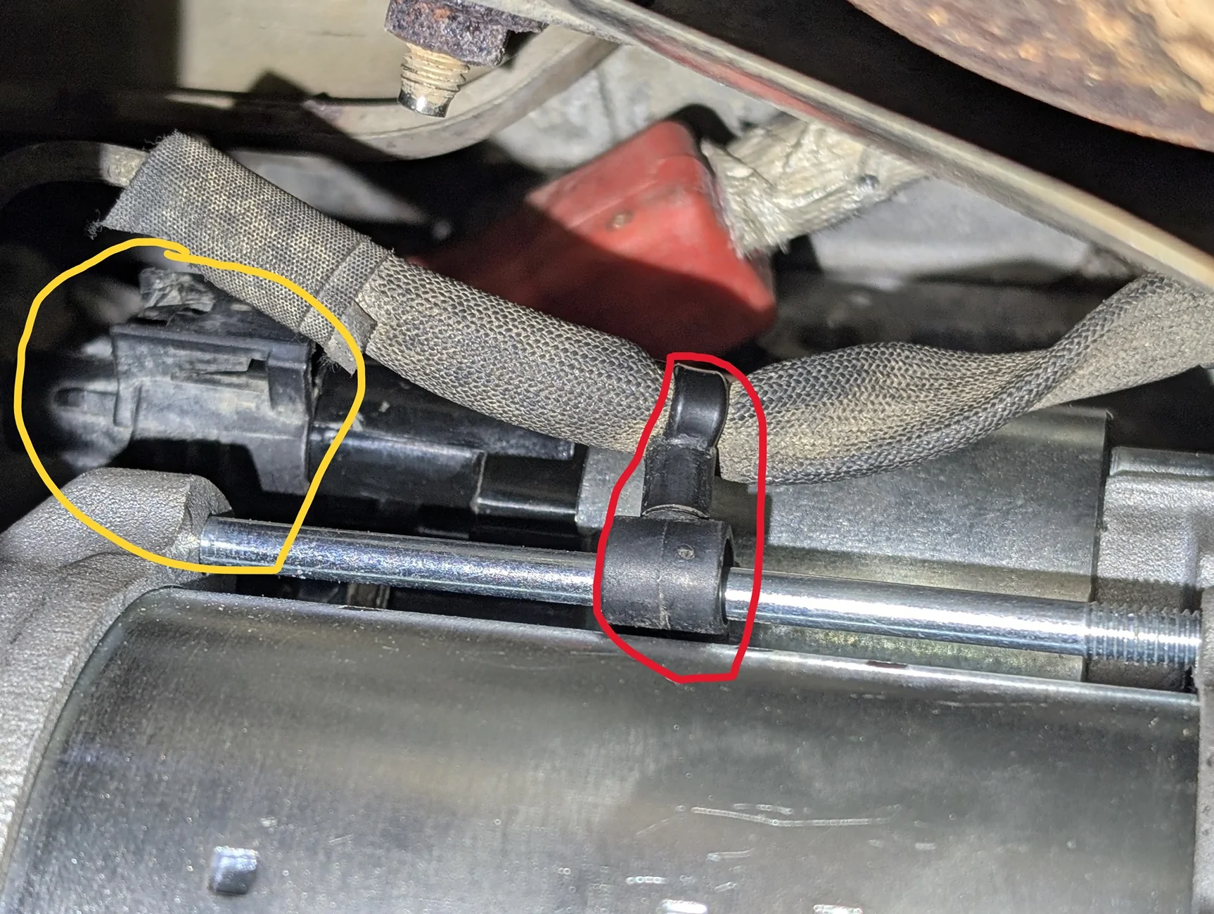 Jeep Gladiator DIY  Starter replacement 2022 Mojave MT starter clip and connector