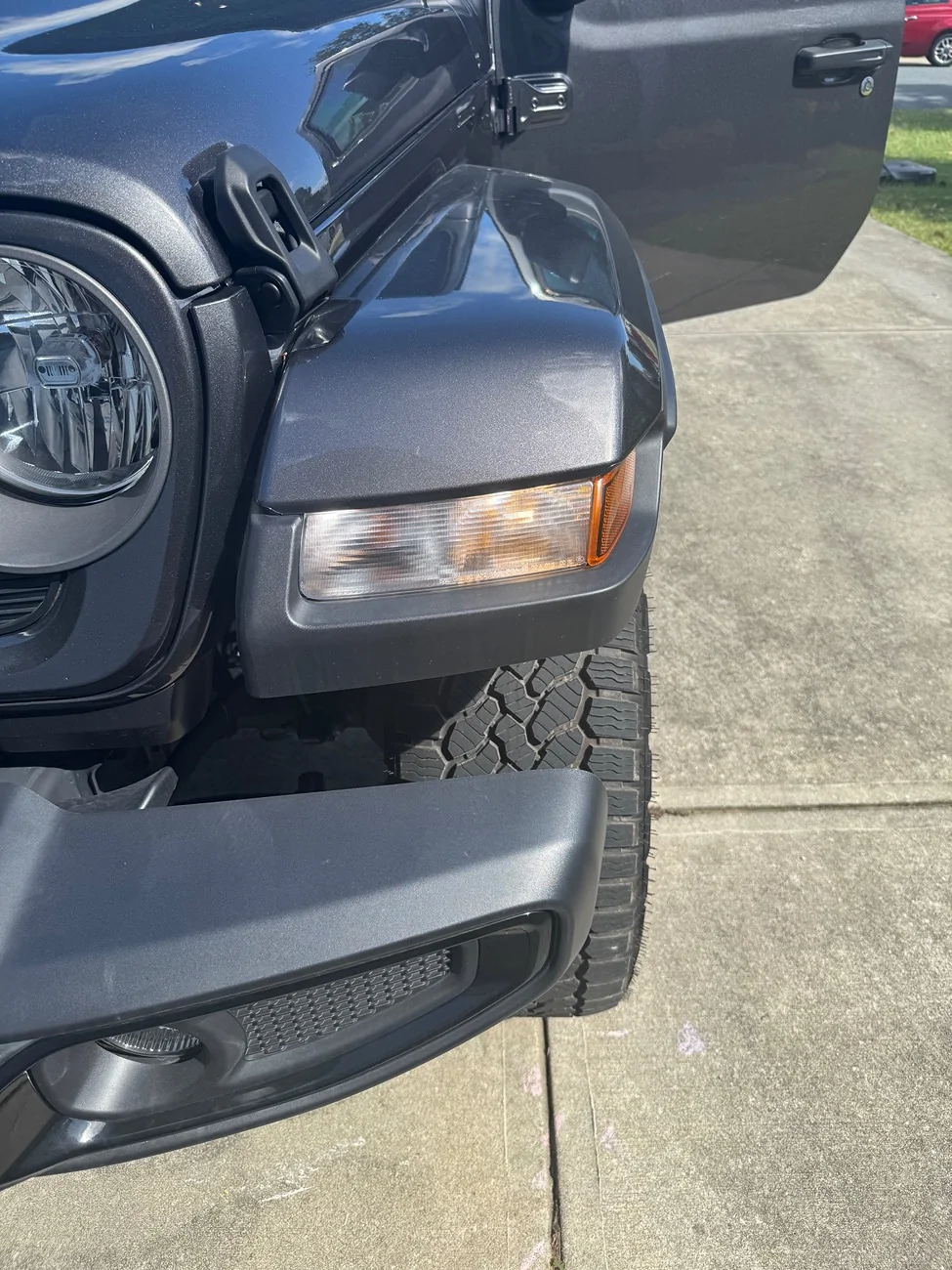 Jeep Gladiator LED for Sport fender DRL IMG_2354