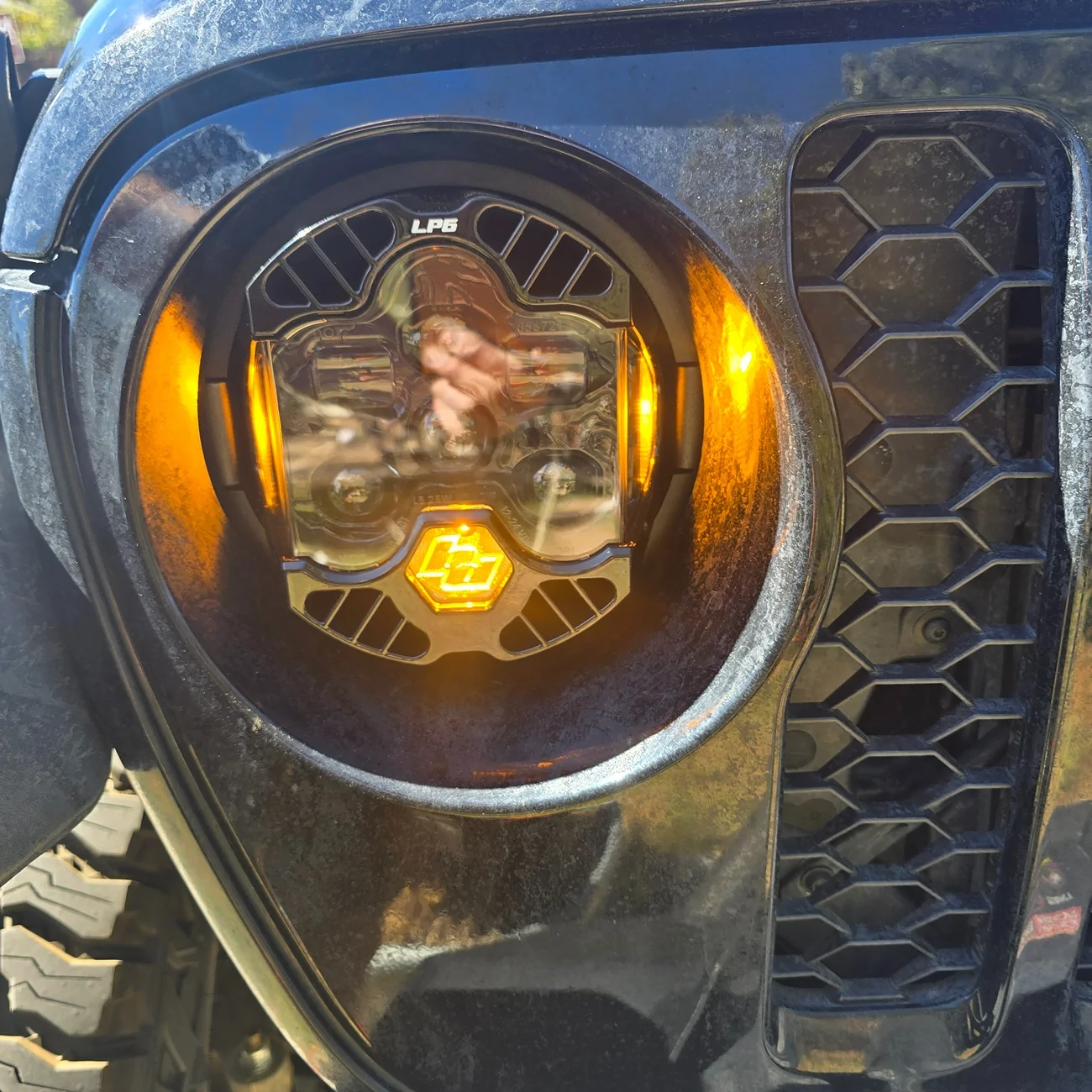 Jeep Gladiator New Baja Designs LP6 DOT headlights initial review and issues 1000008328