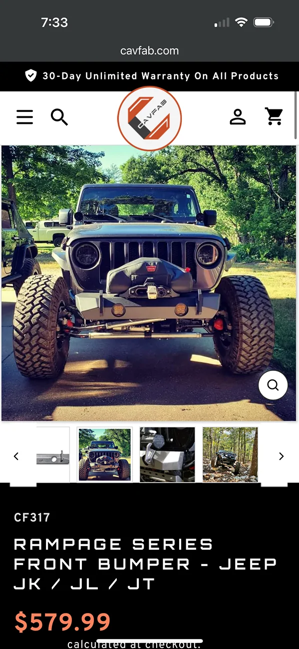 Jeep Gladiator Help me choose a stubby front bumper IMG_6813