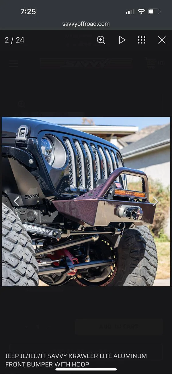 Jeep Gladiator Help me choose a stubby front bumper Savvy JT Bumper #2