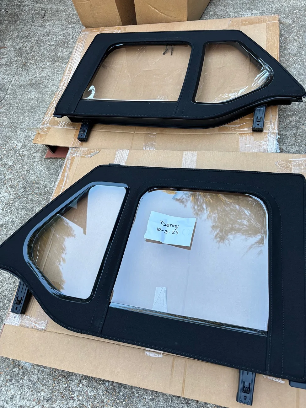 Jeep Gladiator OEM Half Doors, 2 front doors, never installed $2200 IMG_6368