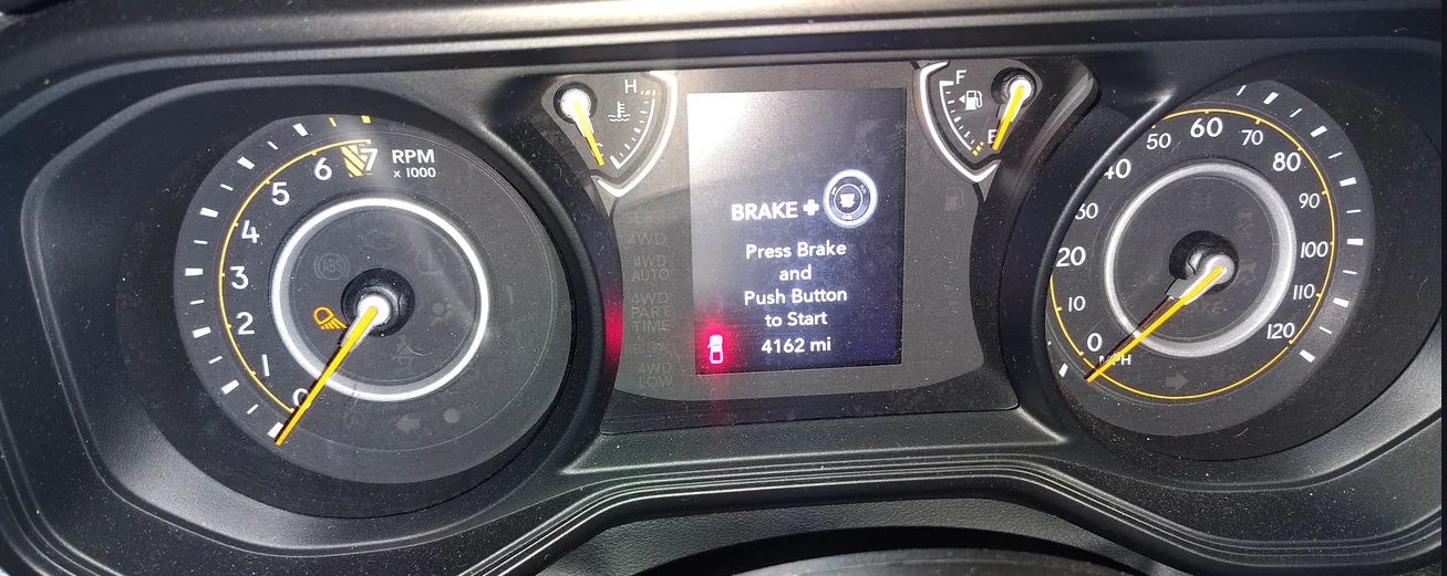 Jeep Gladiator Stop/Start disable mod cluster