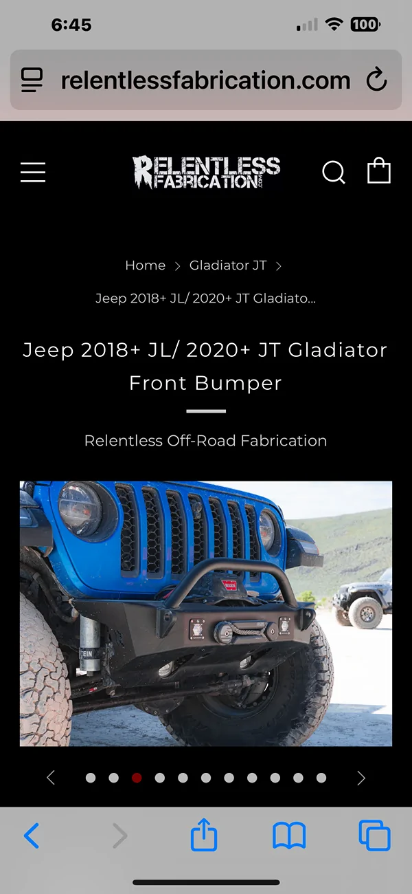 Jeep Gladiator Help me choose a stubby front bumper IMG_4612