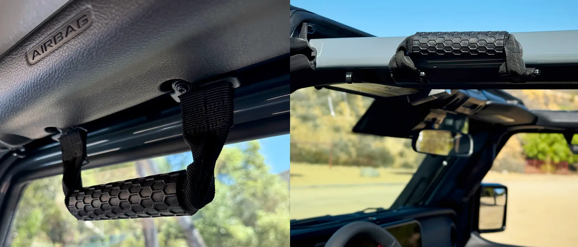 Jeep Gladiator NEW: Magnetic Gladiator grab handles, 24+ Airbag Safe, works with Soft Tops -- NXTGEN Cross Terrain Handles Untitled 1