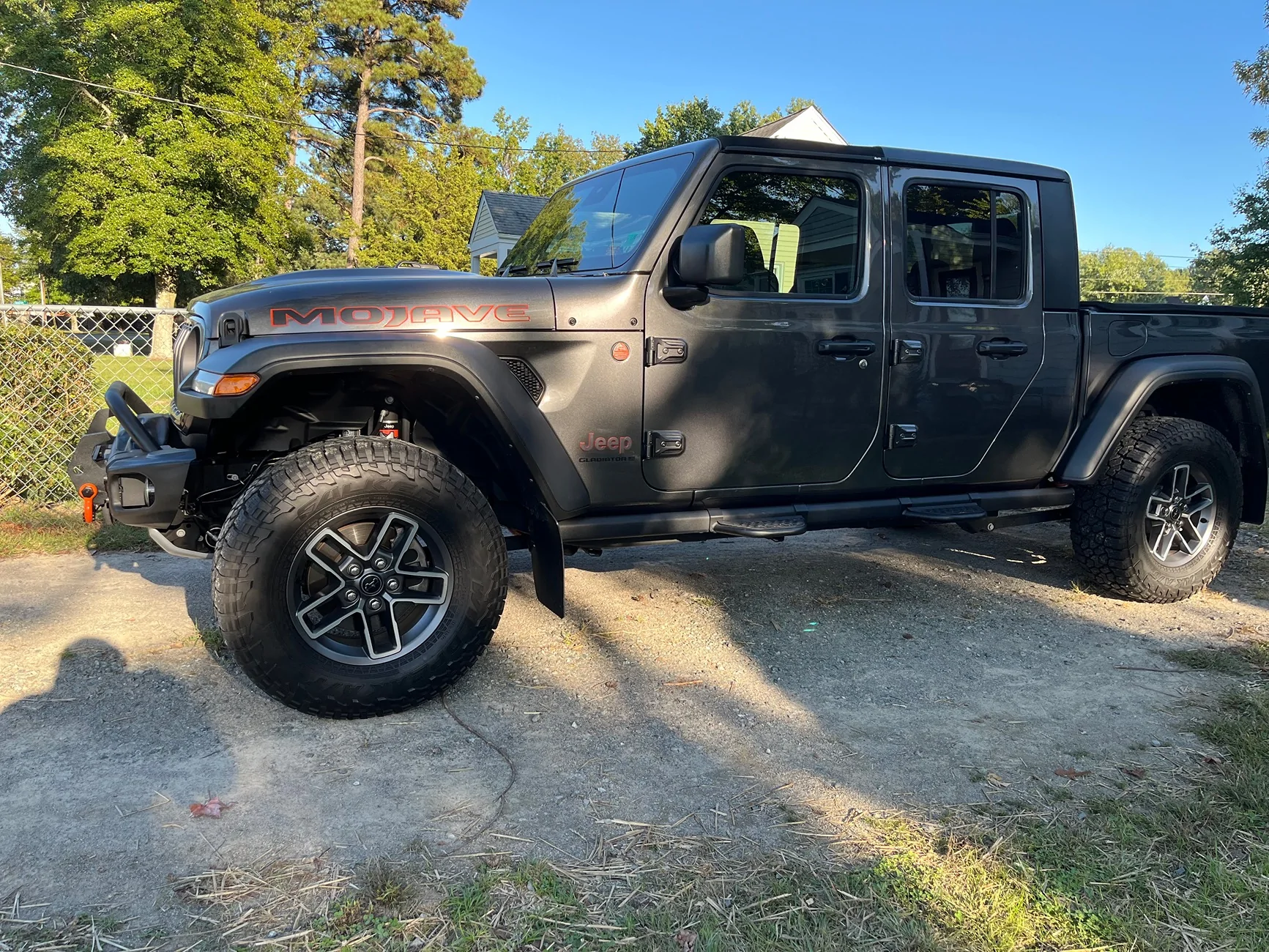 Jeep Gladiator Mojave X springs on older Mojave with OEM mods IMG_4915