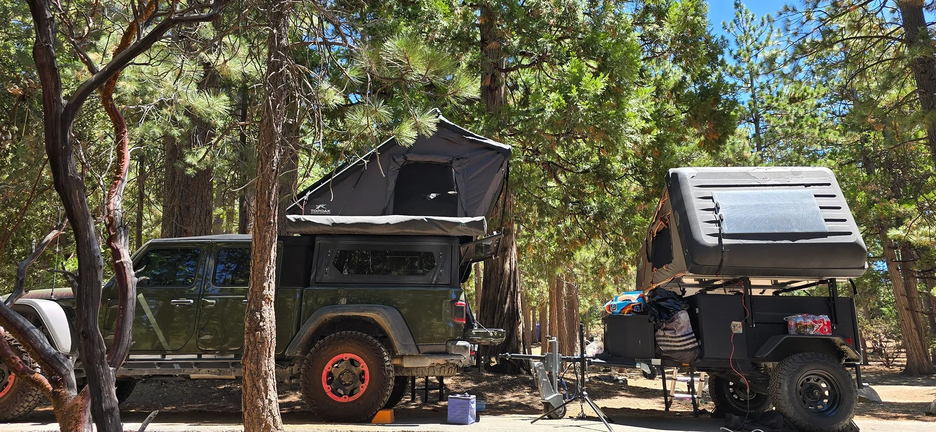 Jeep Gladiator Just installed a Topo Topper pop up camper! 20250816_123446