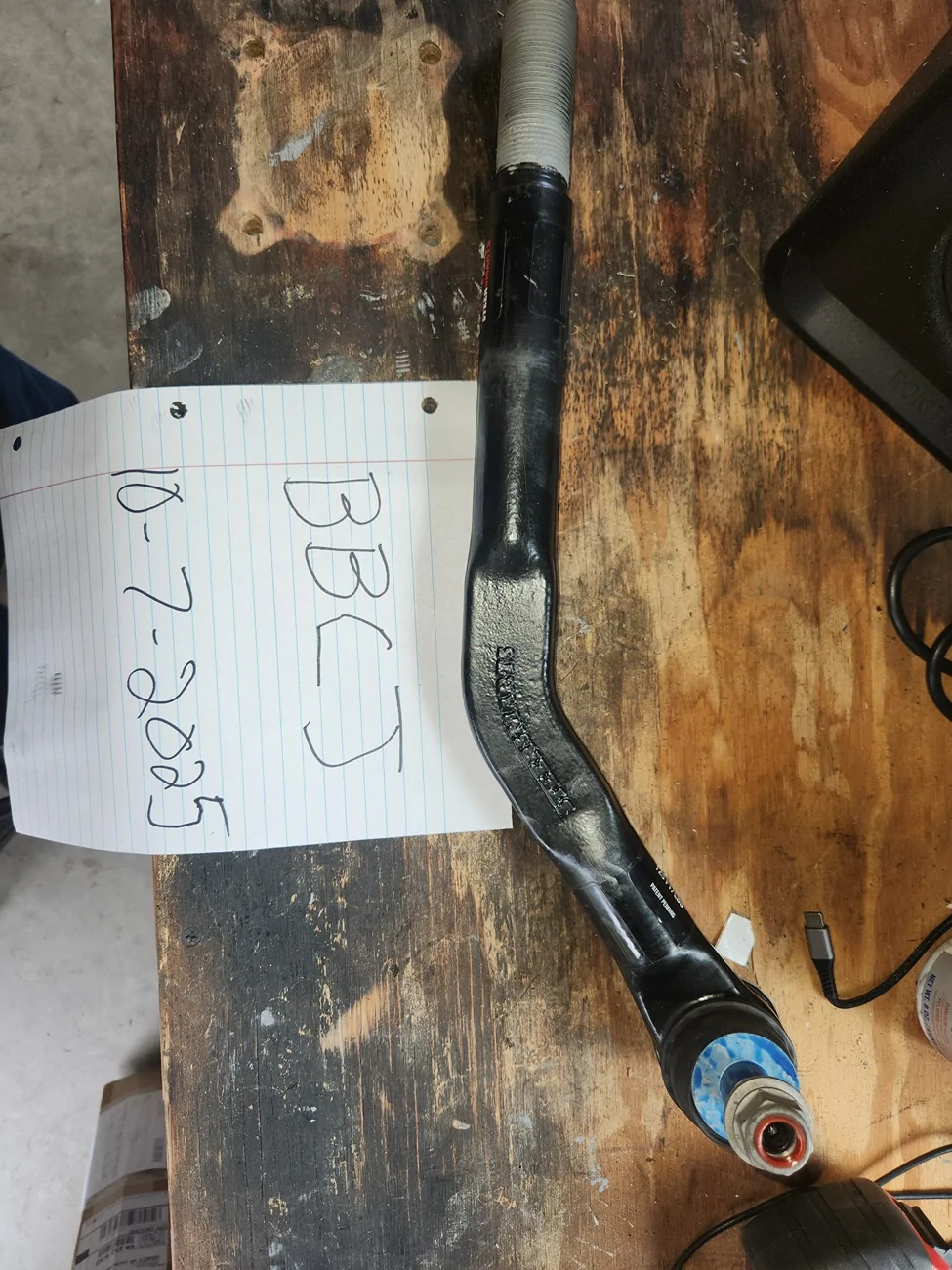 Jeep Gladiator Steer Smarts no drill top mount drag link end 20251007_140336