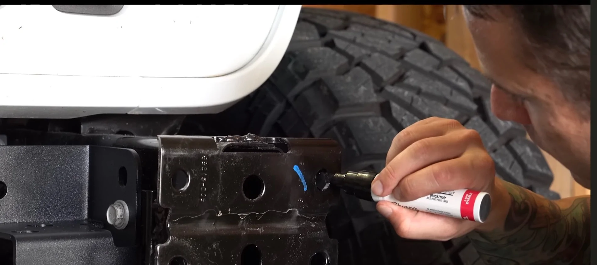 Jeep Gladiator Paint marker after drilling holes? IMG_7251