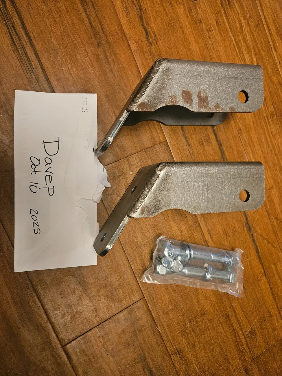 Jeep Gladiator $80 Lower control arm axle side skid plates 20251010_143956