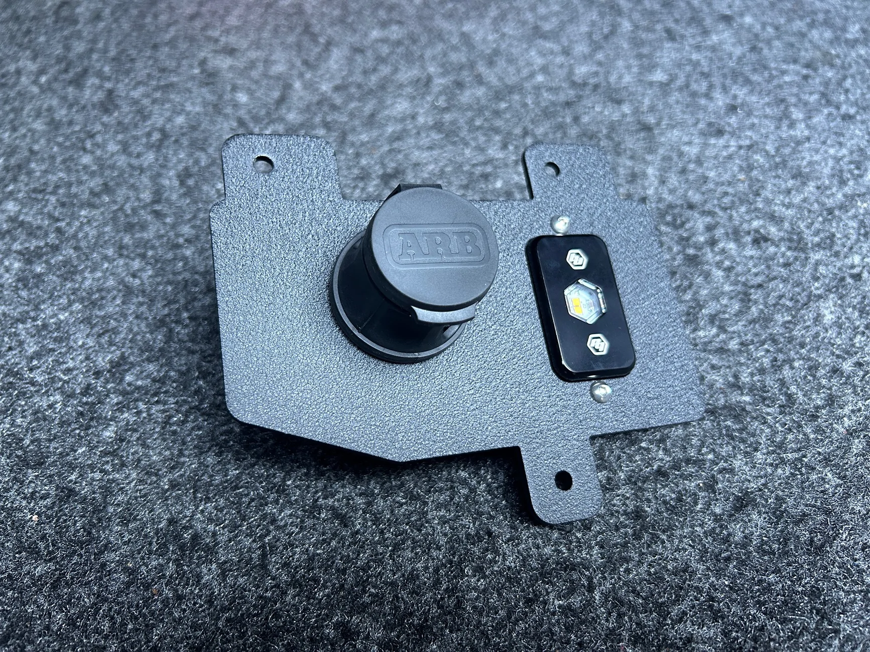 Jeep Gladiator NEW - Above the Spare Tire Compressor Mount for ARB / ViAir IMG_0825