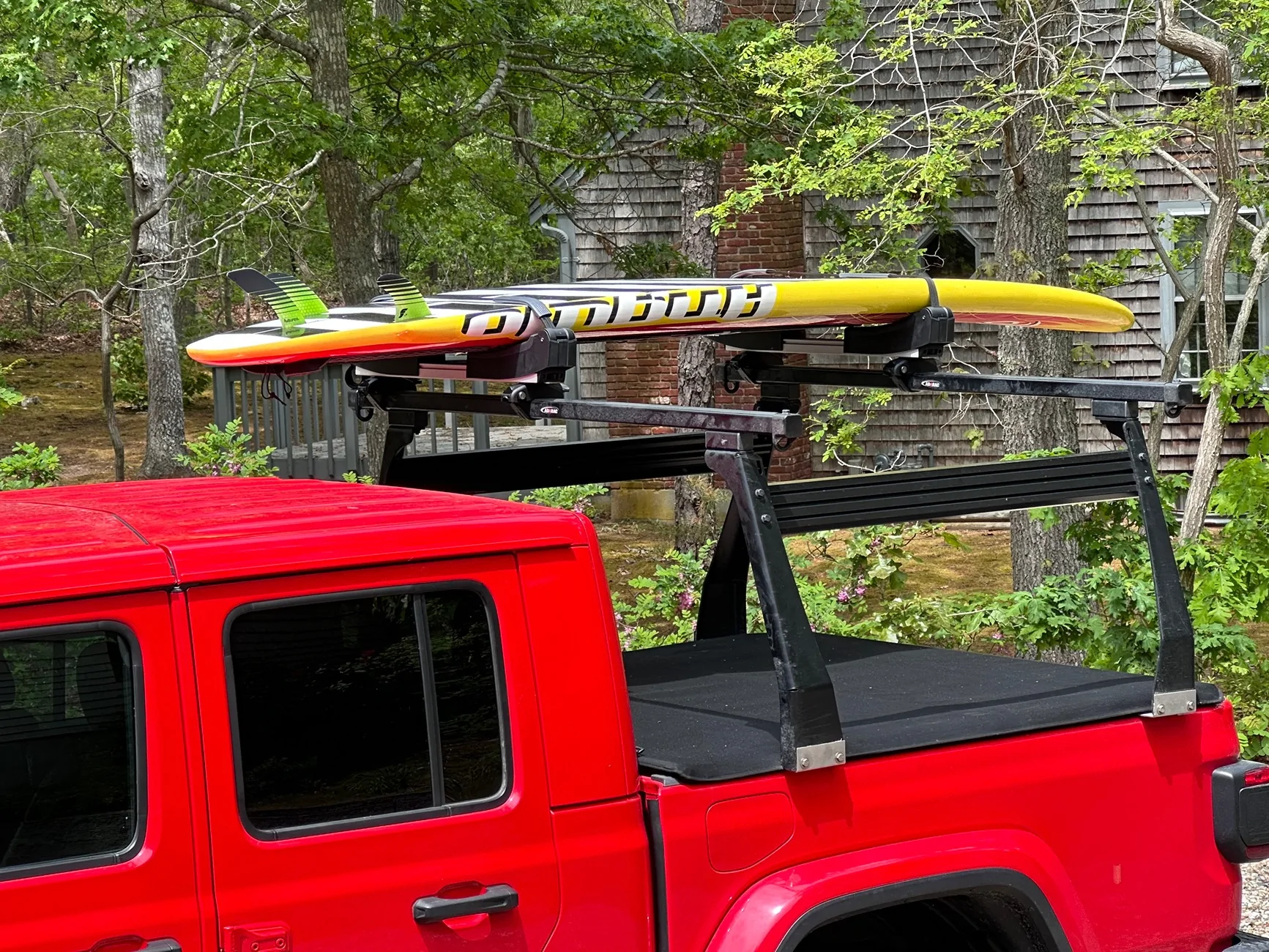 Jeep Gladiator paddleboard rack IMG_5407