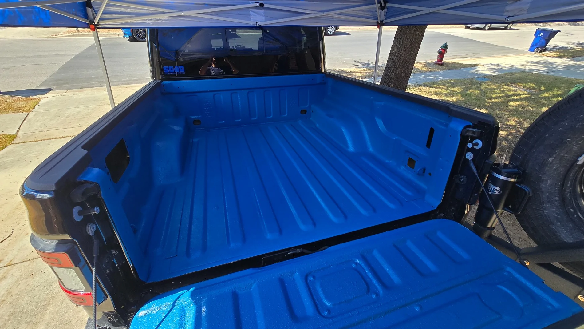 Jeep Gladiator COLORED Truck bed coating, I love the color, wife was dead set against it, I won. (Actually, she allowed it) 1000036827