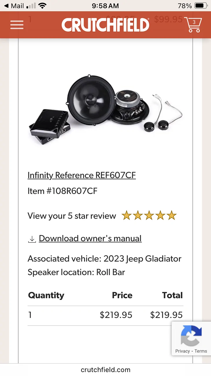 Jeep Gladiator I want to piecemeal upgrade my audio, starting with soundbar. I want SQ & high volume & bass IMG_8160