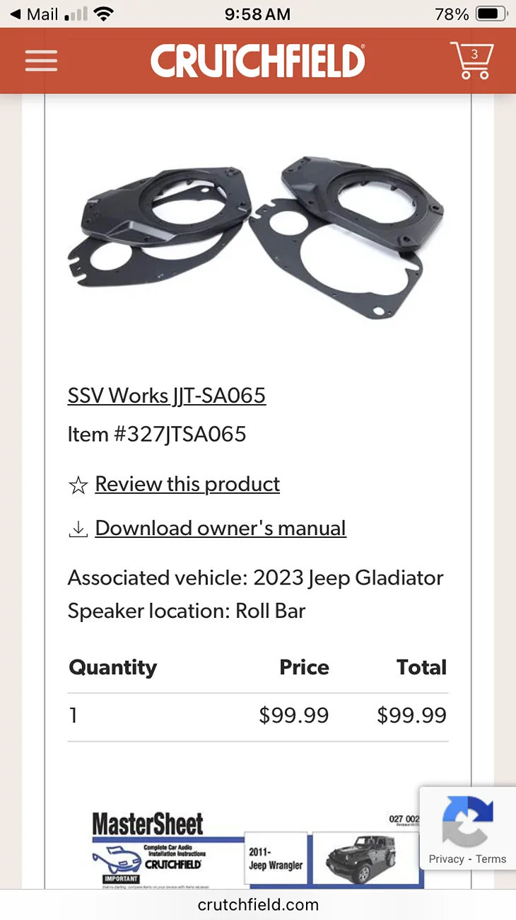 Jeep Gladiator I want to piecemeal upgrade my audio, starting with soundbar. I want SQ & high volume & bass IMG_8161