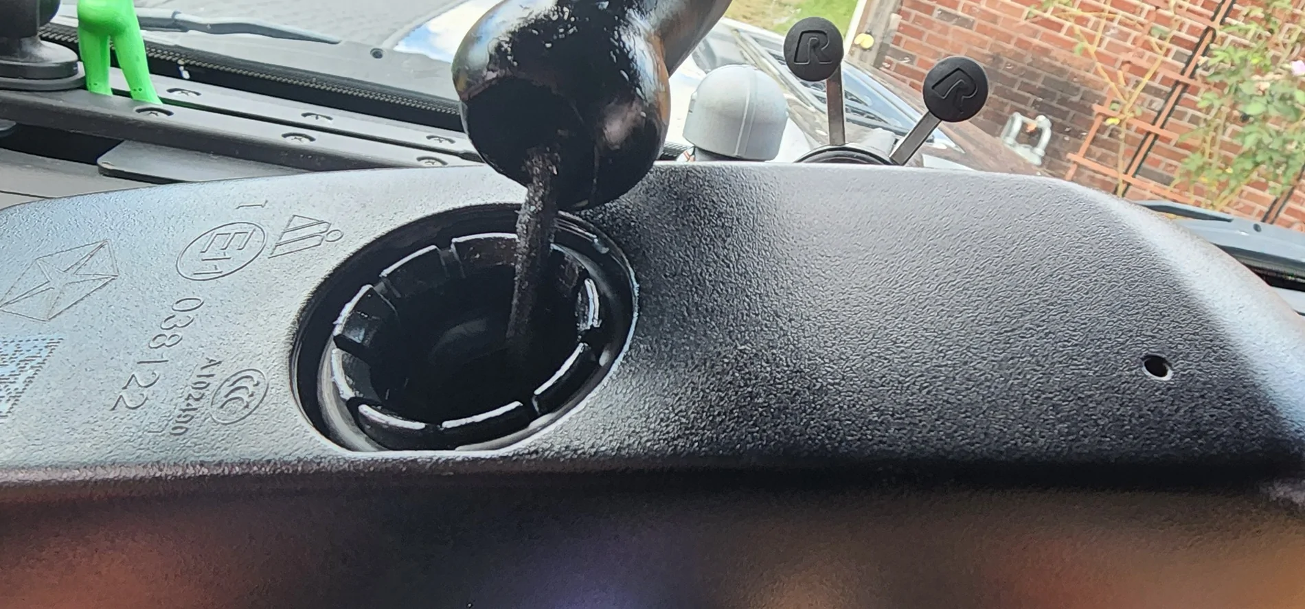Jeep Gladiator Rearview Mirror remounting Hack? 20251019_152418