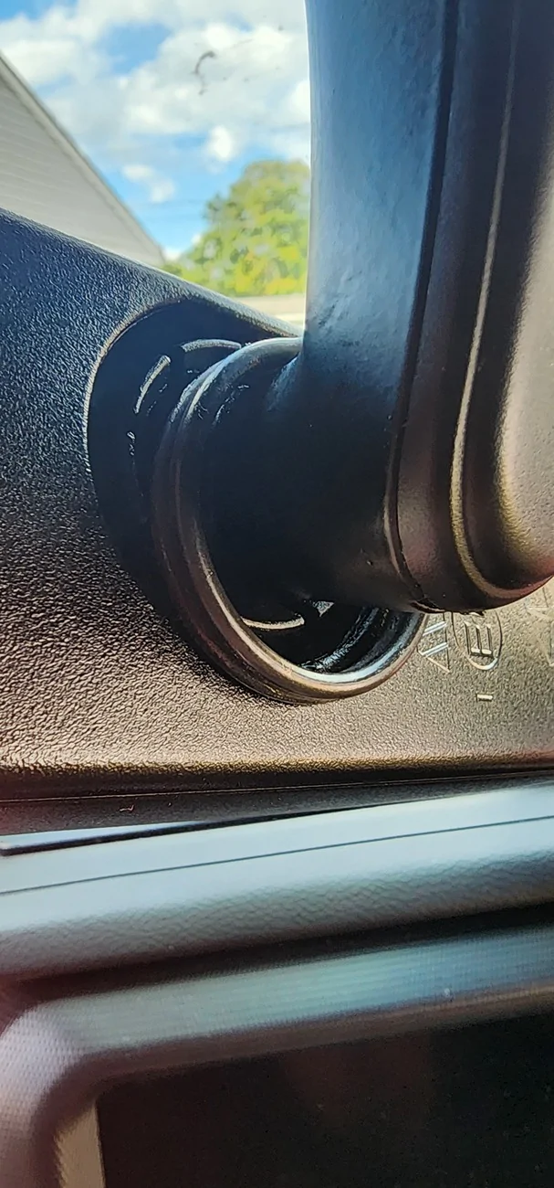 Jeep Gladiator Rearview Mirror remounting Hack? 20251019_153423