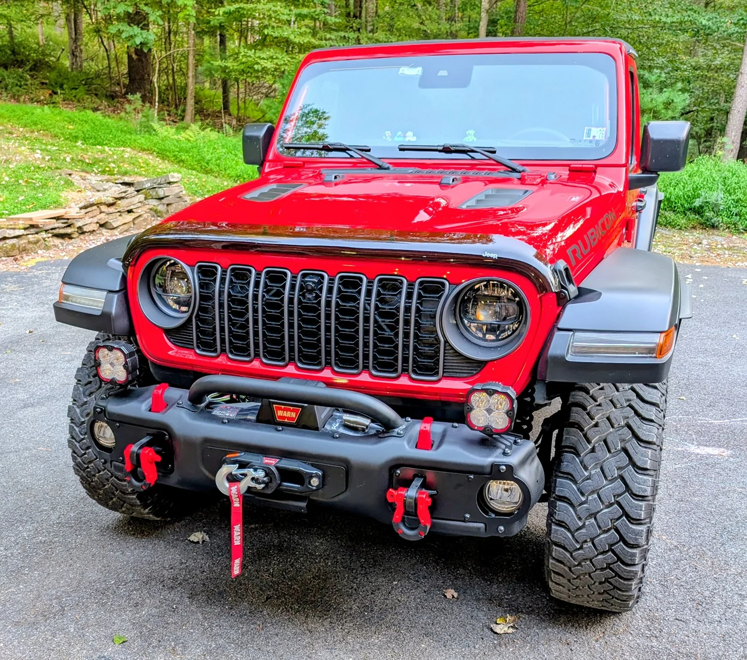 Jeep Gladiator MOPAR steel bumper "winch guard" questions PXL_20250830_231936256~2