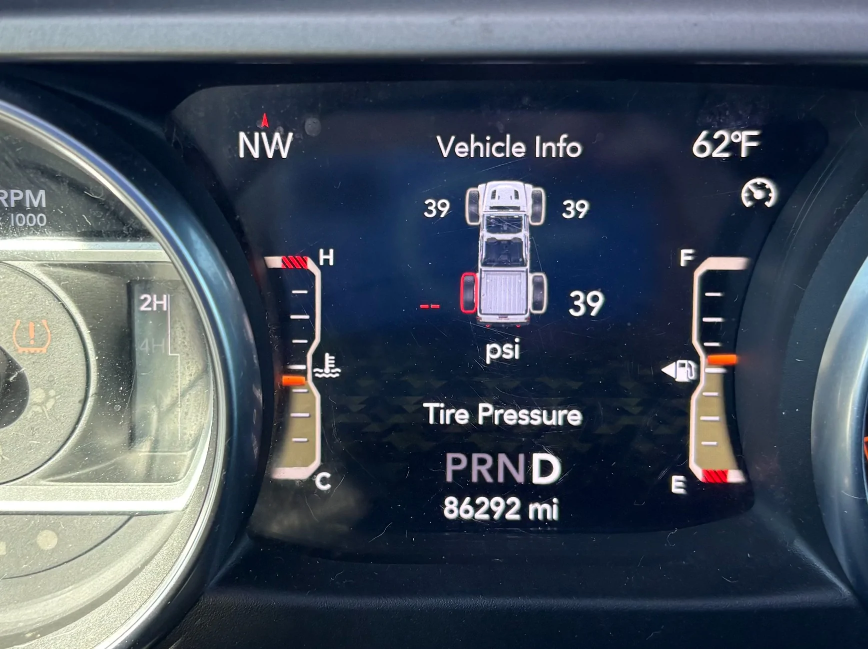 Jeep Gladiator TPMS glitch after tire rotation IMG_6298