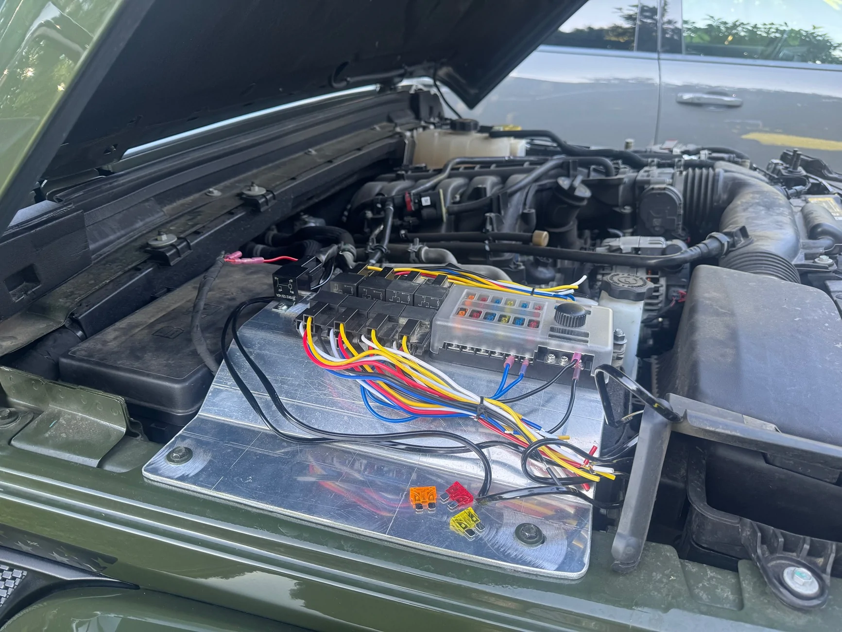 Jeep Gladiator Clean underhood wiring IMG_7366