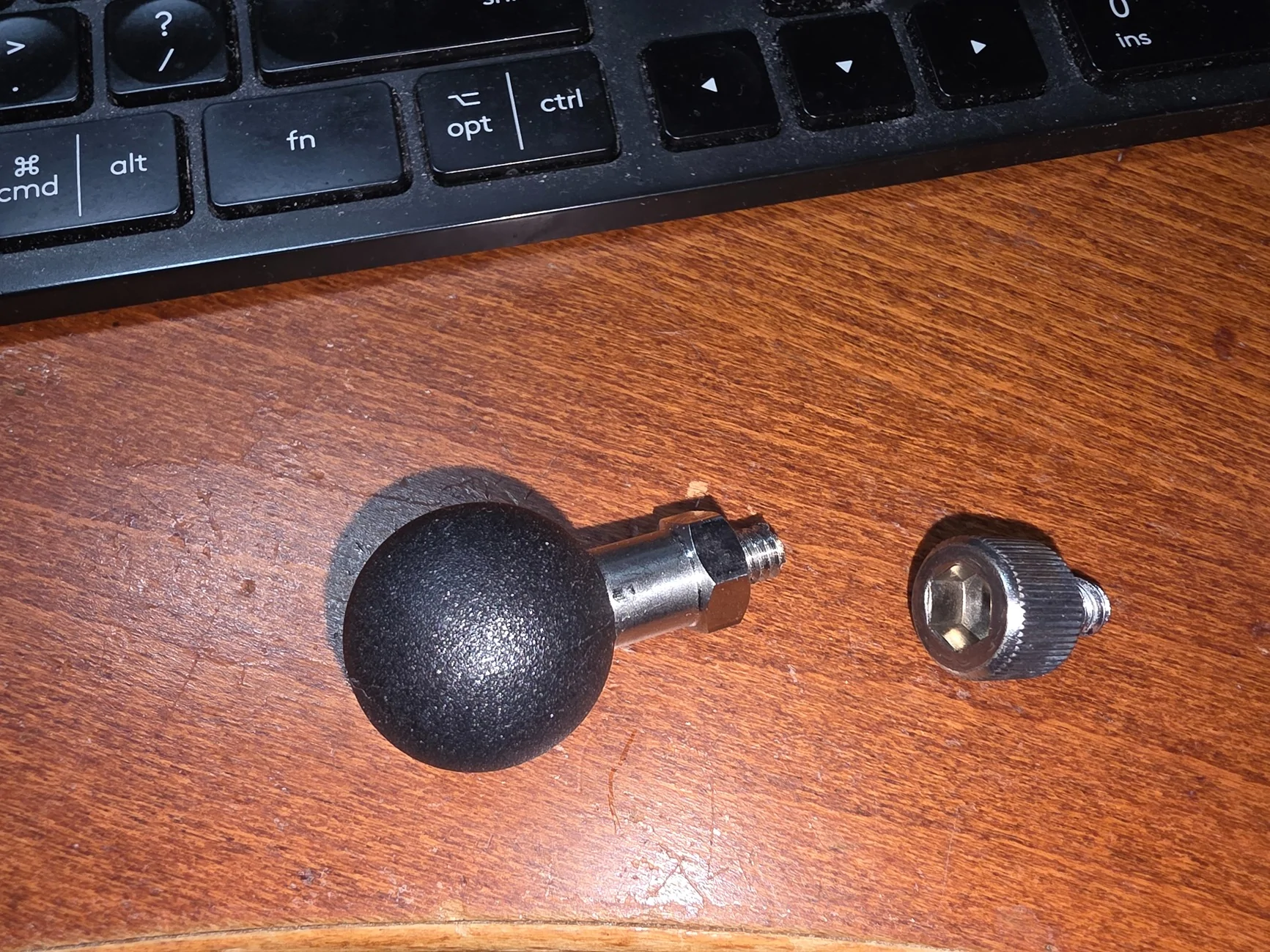 Jeep Gladiator DIY: Grab Handle ball mount 20251025_221012